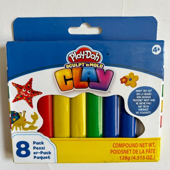 Lot of 3 Play-Doh Sculpt'n'Mold Clay Multi Colors 8-Pack BRAND NEW - Picture 5 of 8
